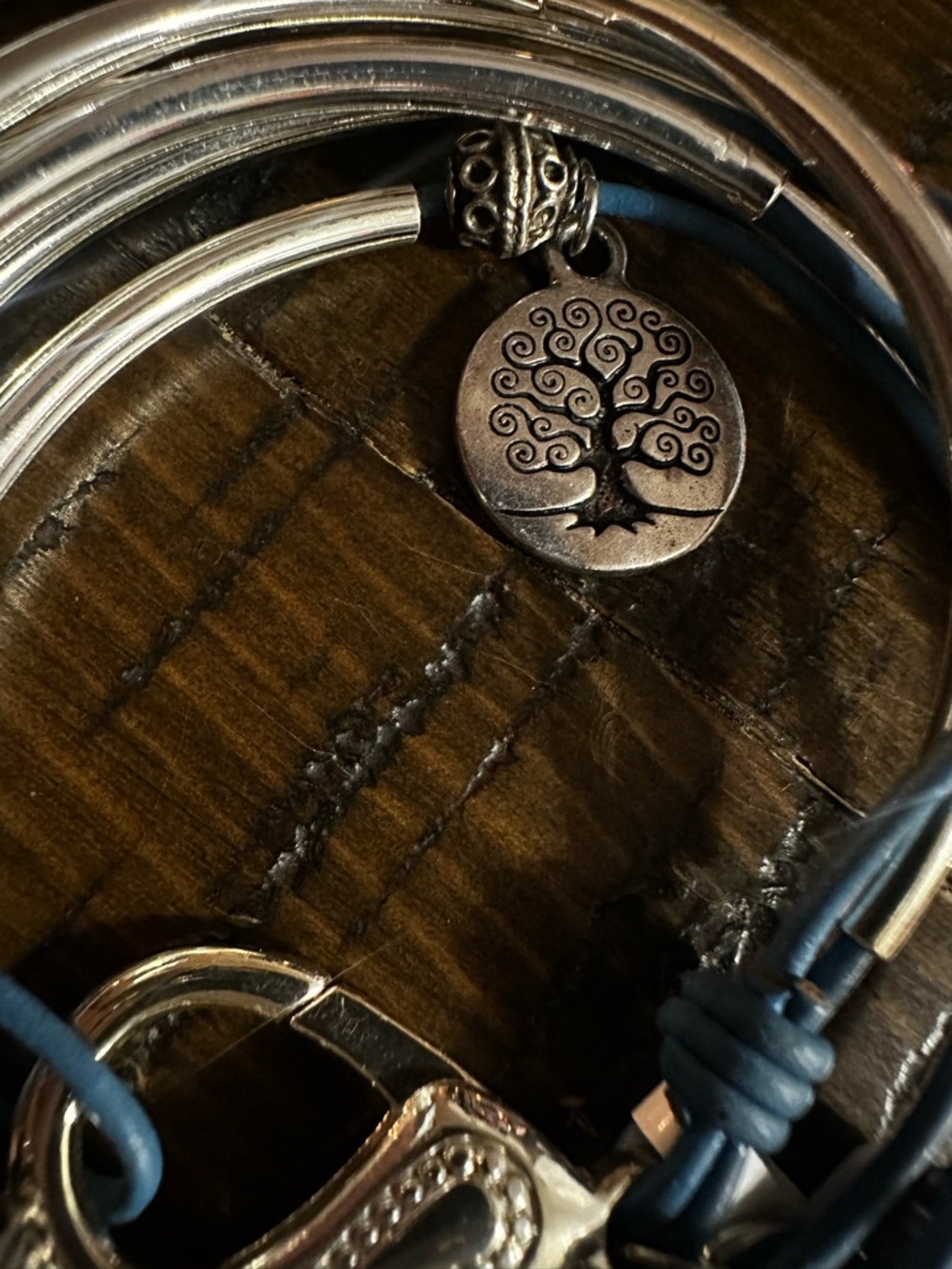 Lizzie James Blue Wrap Bracelet - Picture 2 of 6